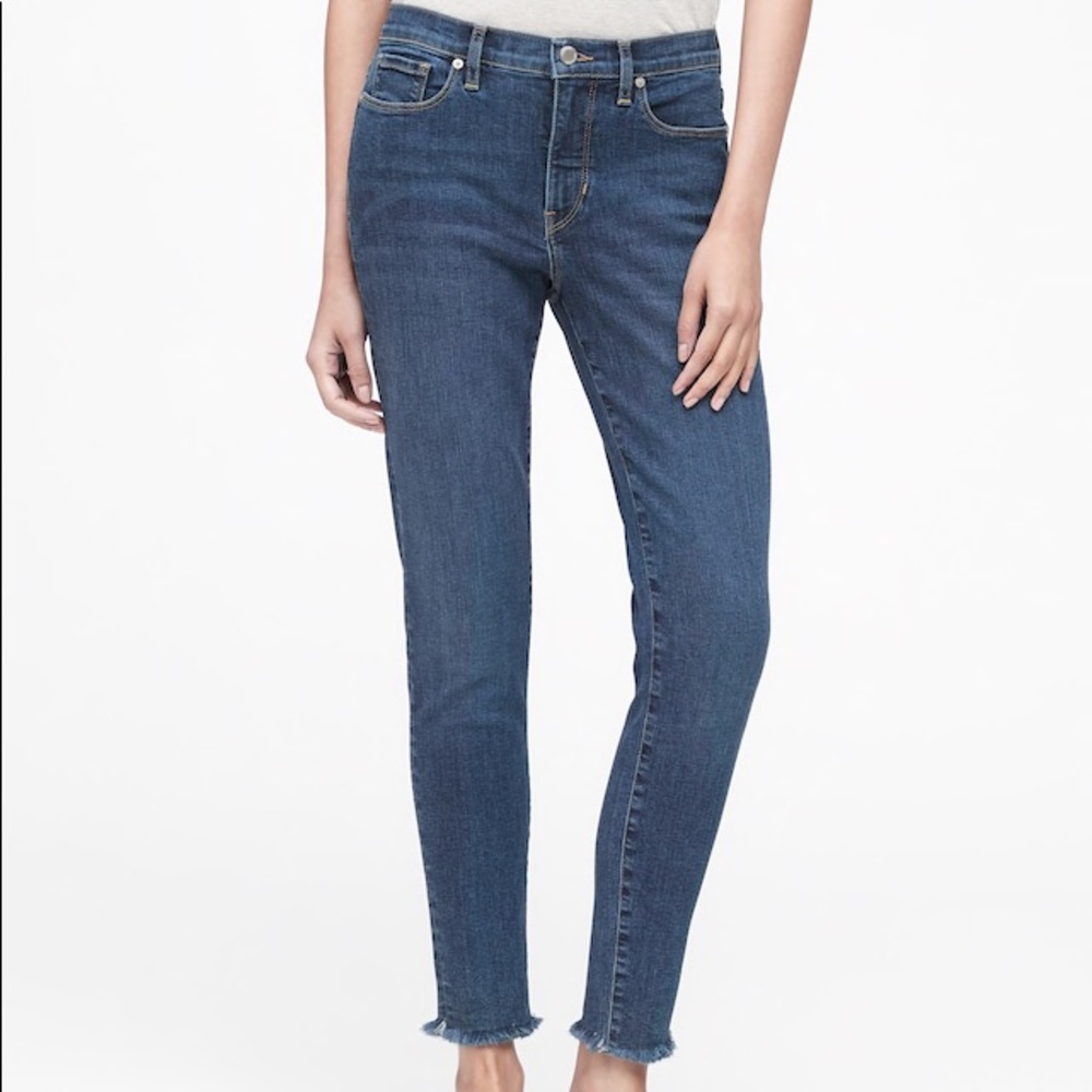 Banana Republic Premium Denim MidRise Skinny Jeans